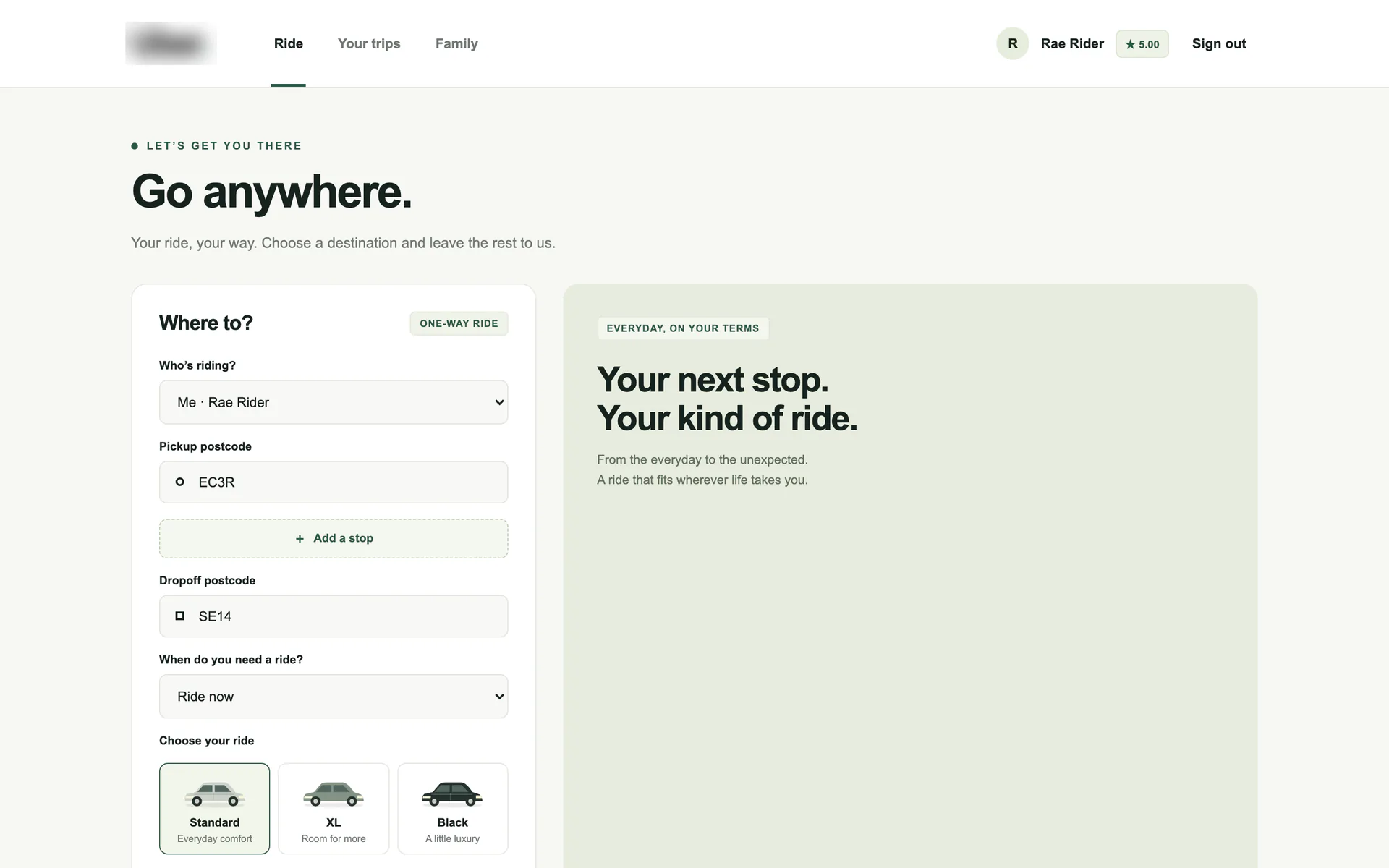 GPT-6.1 Sol, ride-hailing service build 2