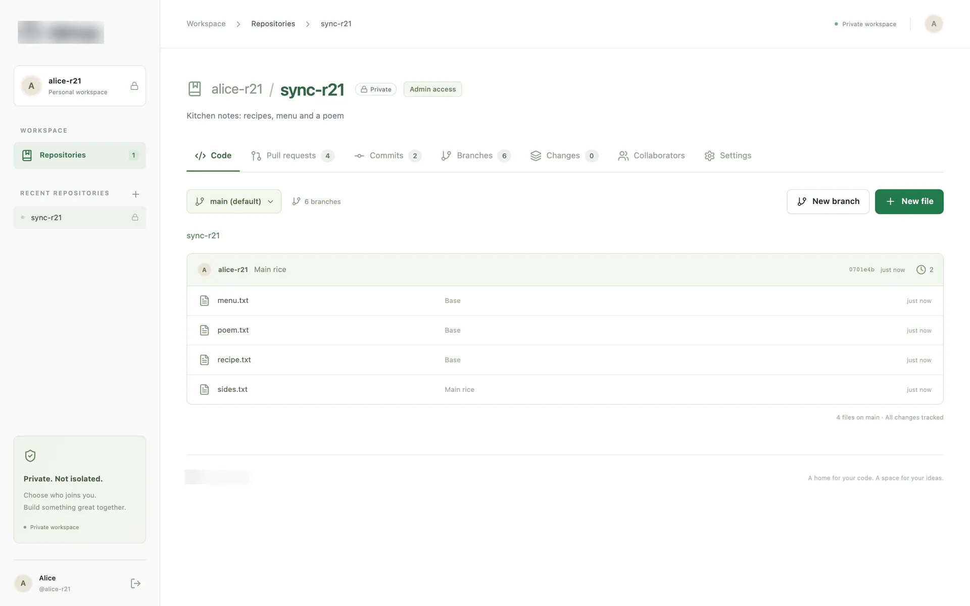 GPT-6 Astra, code-hosting product build 1