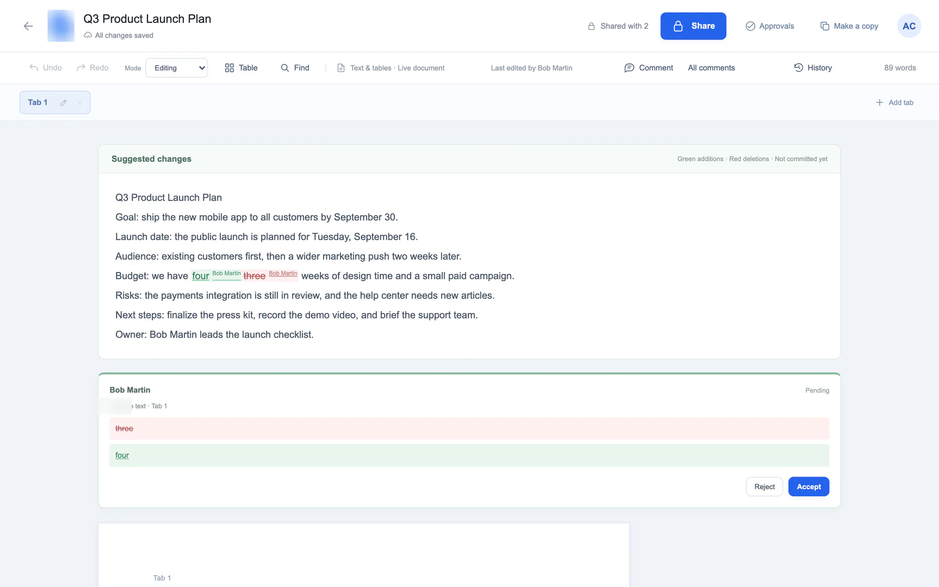 GPT-6.1 Sol, document editor build 3
