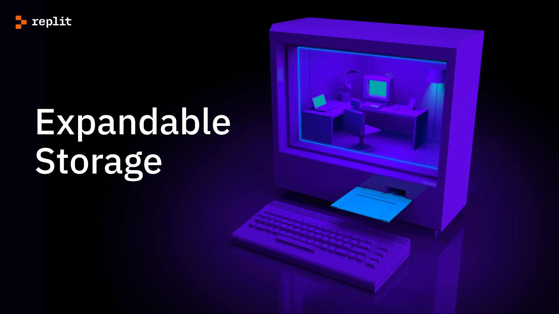 Cover artwork for the article “Expand possibilities on Replit with Expandable Storage”.