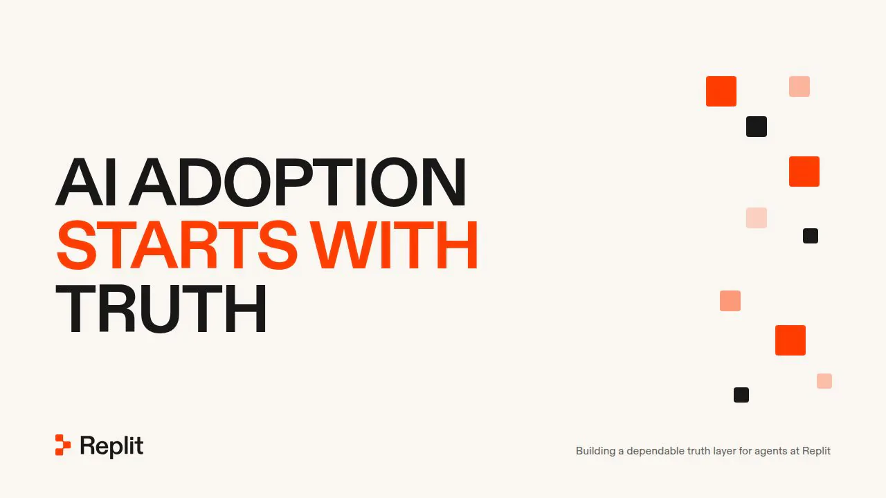 Cover artwork for the article “AI adoption starts with truth”.