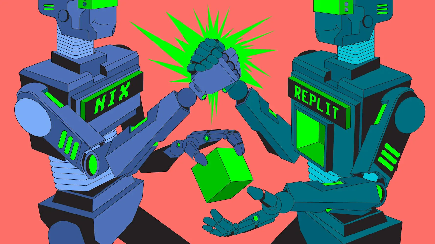 Cover artwork for the article “Will Nix Overtake Docker?”.