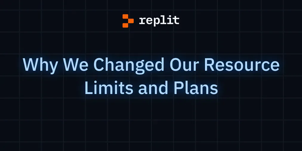 Cover artwork for the article “Why We Changed Our Resource Limits and Plans”.