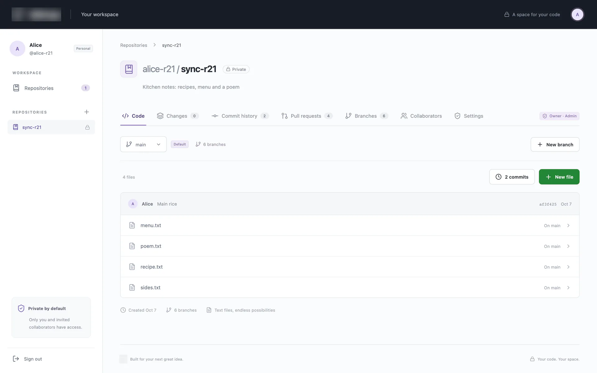 GPT-6 Astra, code-hosting product build 2