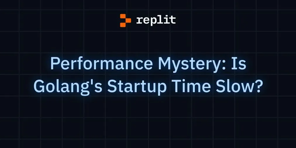 Cover artwork for the article “Performance Mystery: Is Golang's Startup Time Slow?”.