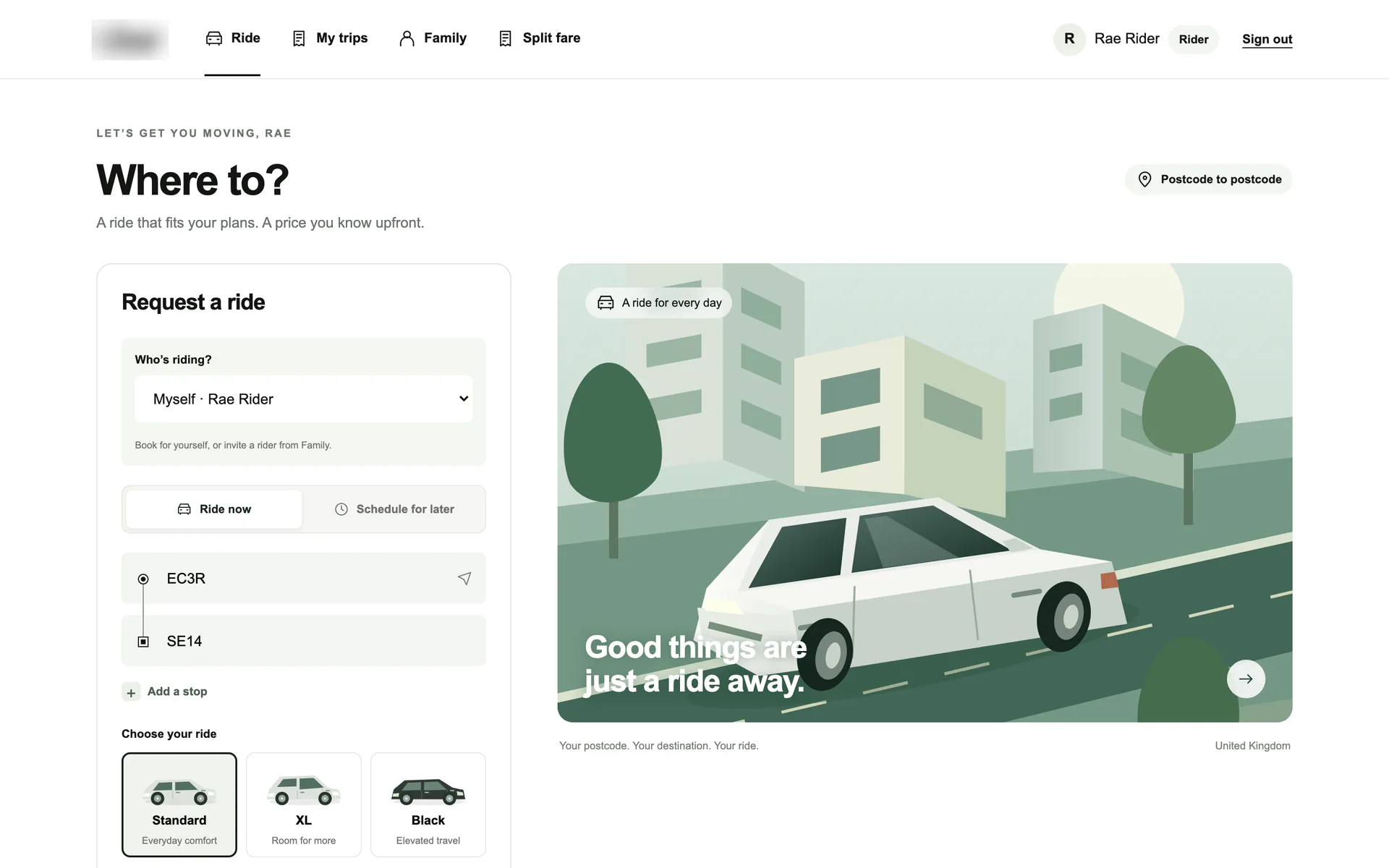 GPT-6 Astra, ride-hailing service build 1