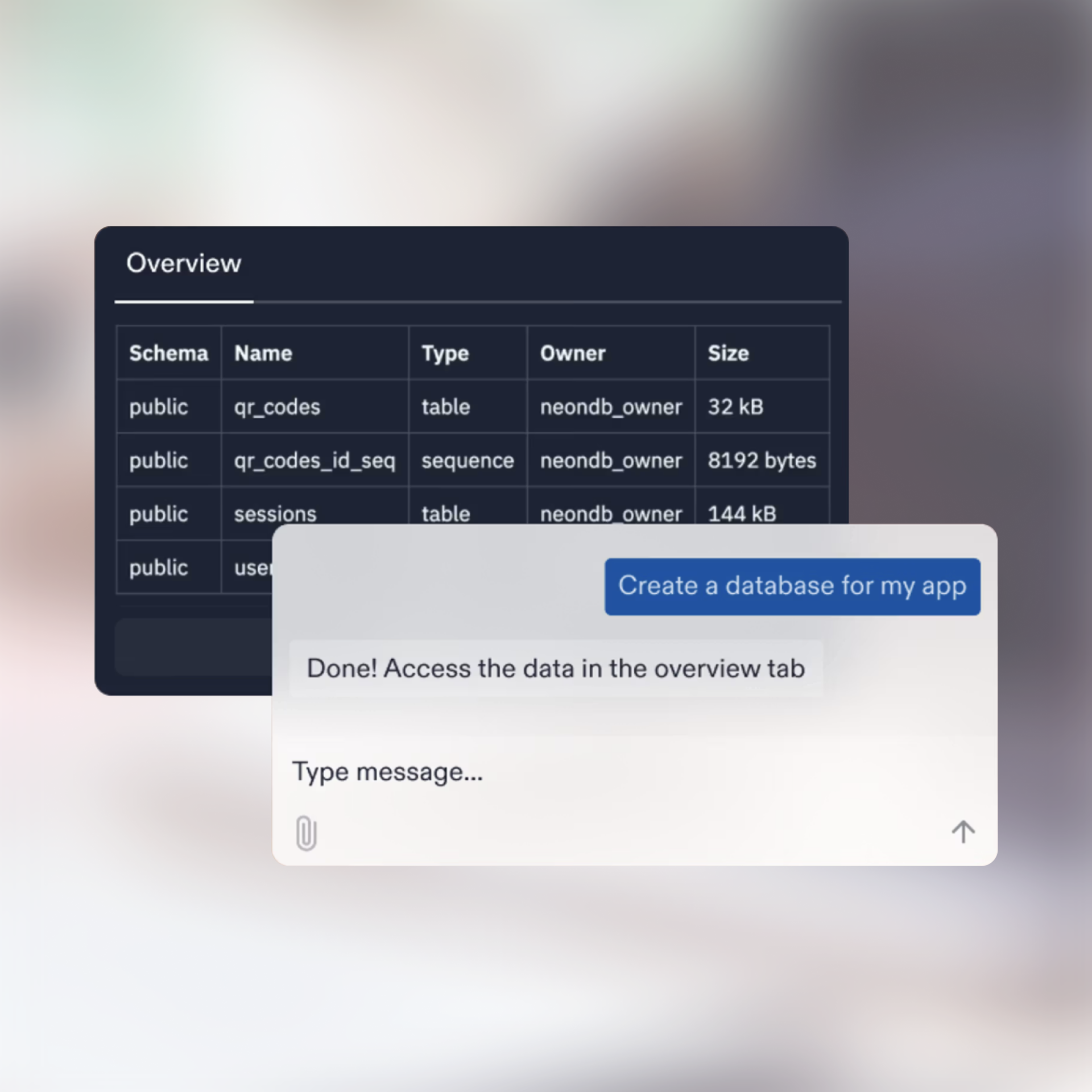 add database example